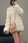 SWAYING/KNIT thick cloud handmade sweater SW212SZ92